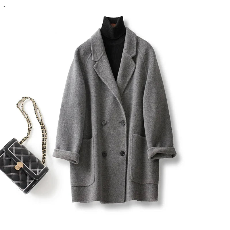 Amory Wool Herringbone Coat
