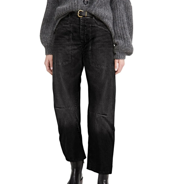 The Camden Structured Barrel Jean Denim