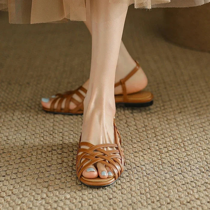 Woven Leather Sandal