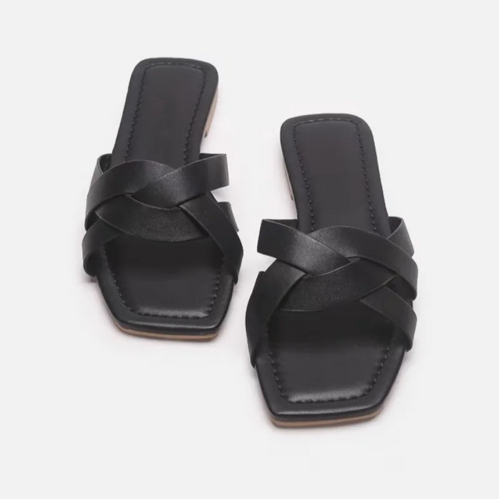 Orielle Woven Slide Sandals
