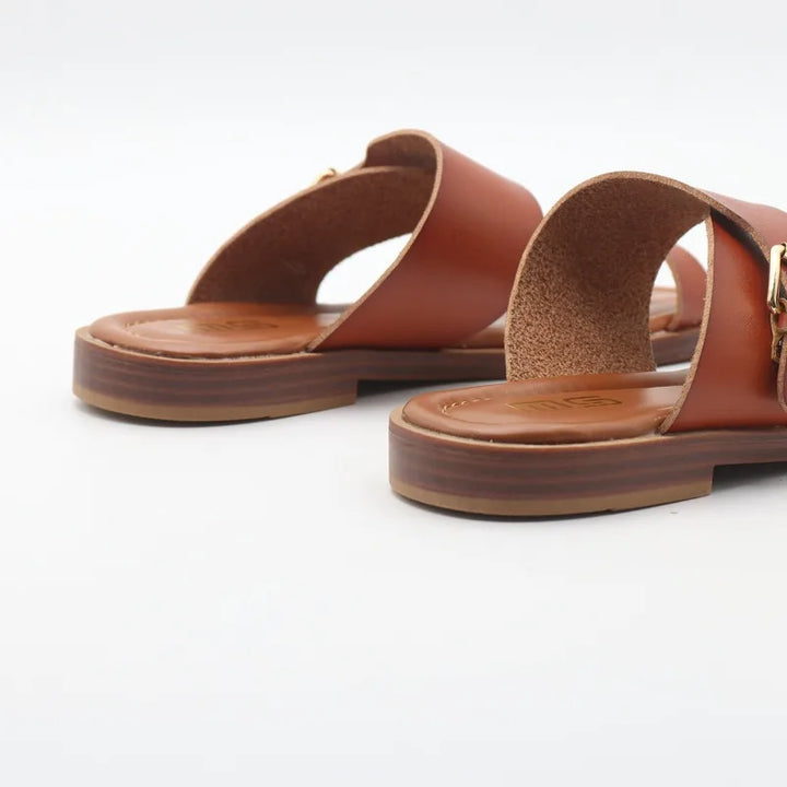 Valencia Leather Buckle Sandal