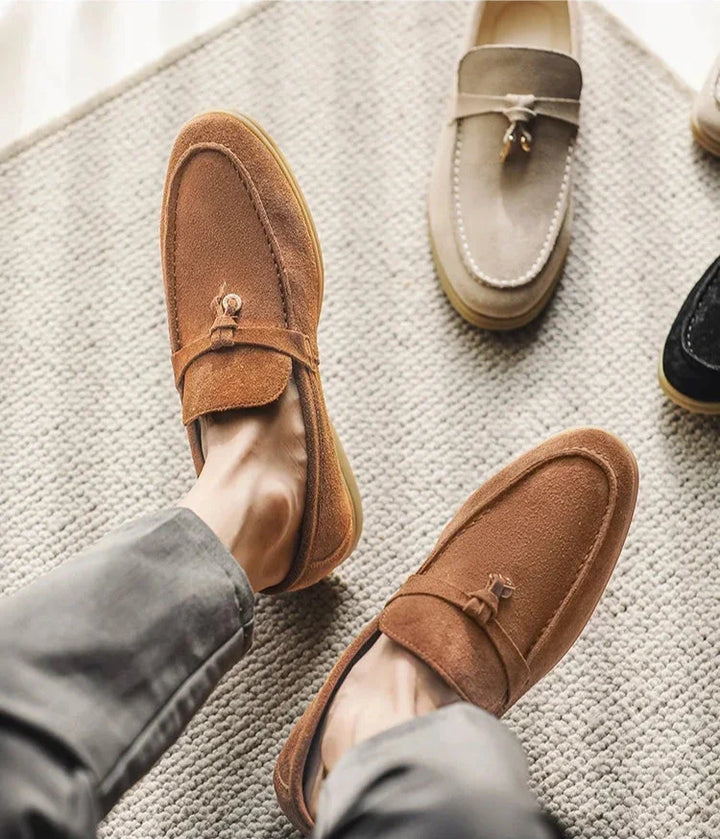 Shaffer Cow Suede Loafers