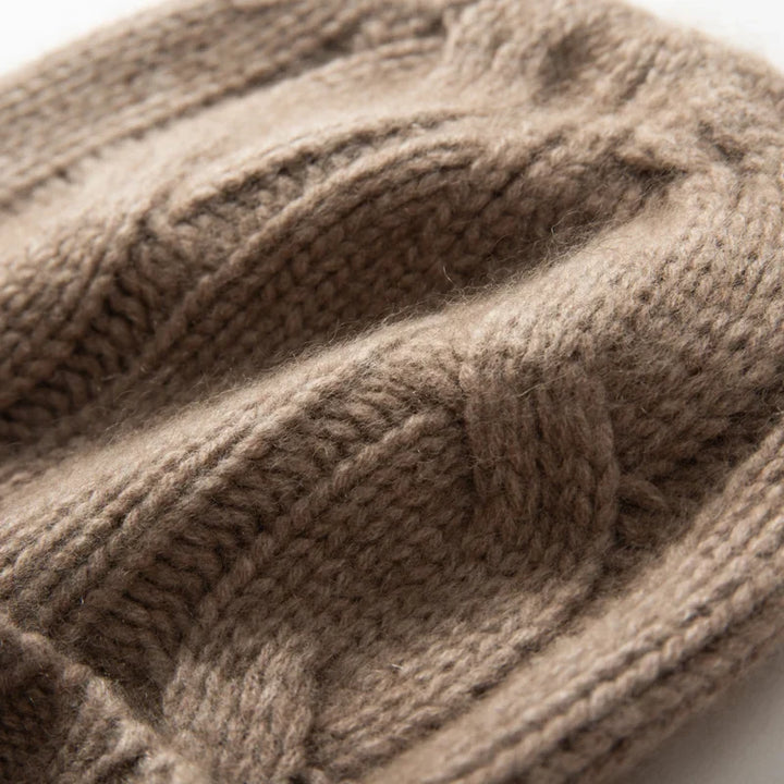 Wren Cable Cashmere Beanie