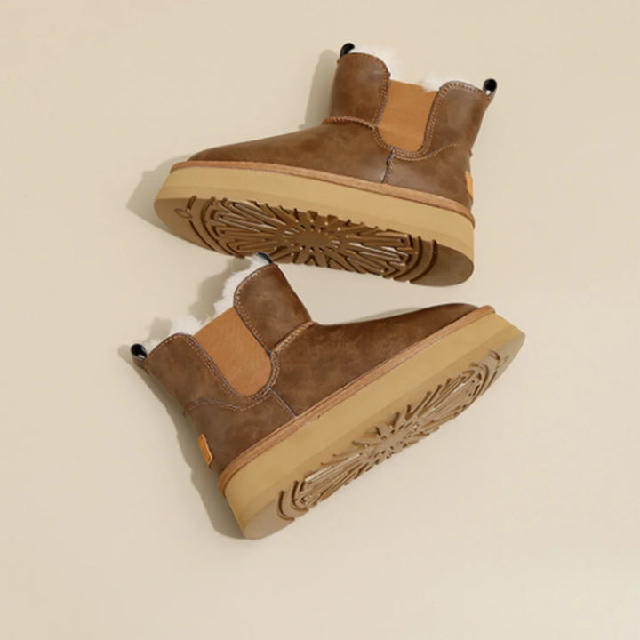 Women's Holmstead Leather Fur Boots