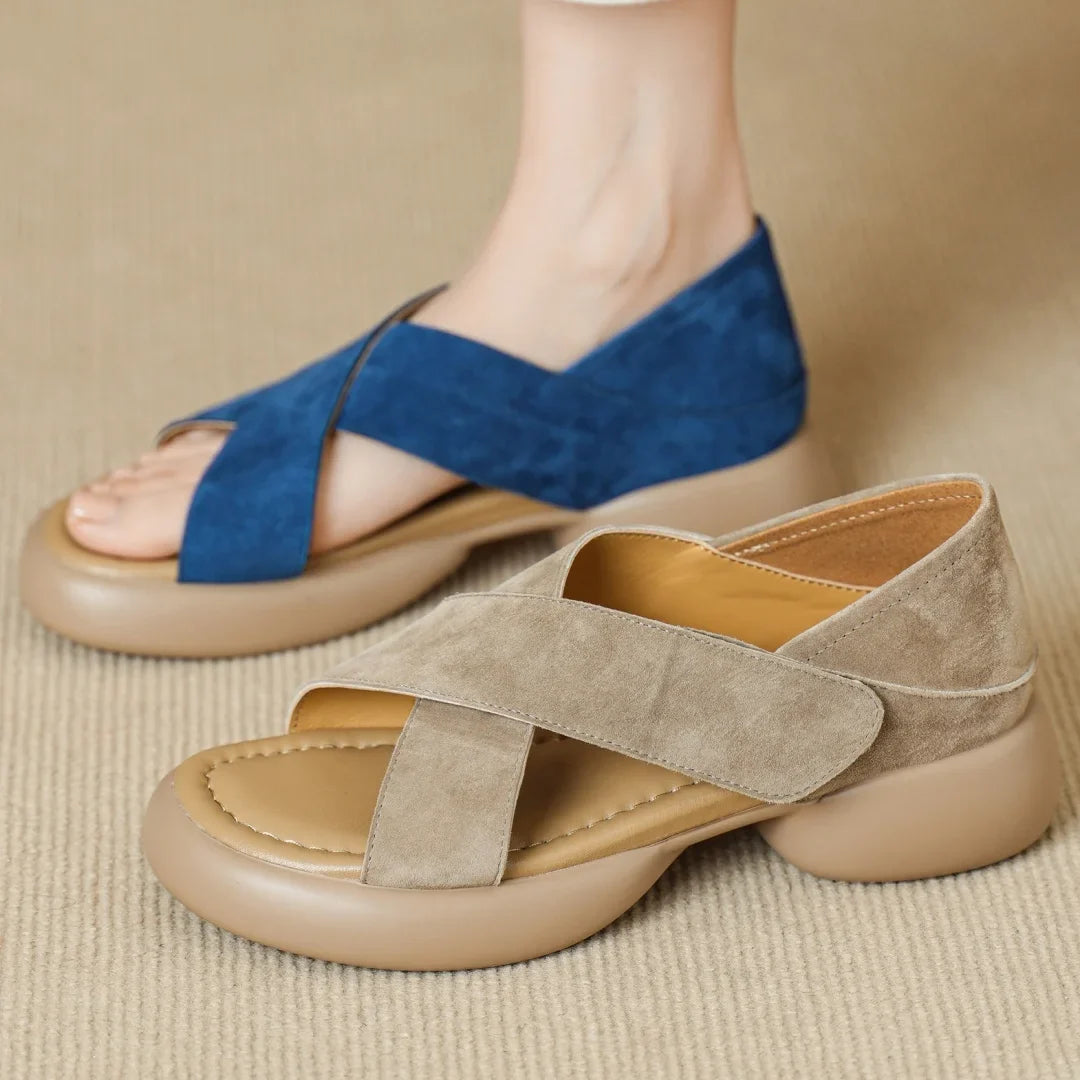 Tulum Suede Platform Sandal