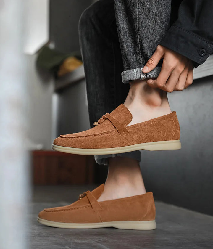 Shaffer Cow Suede Loafers