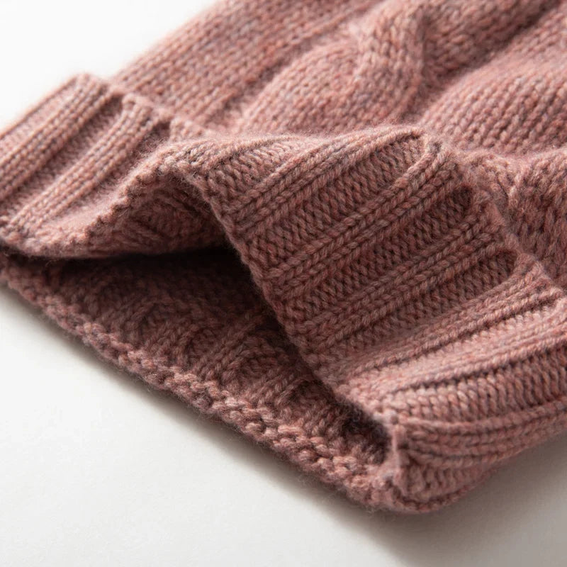 Wren Cable Cashmere Beanie