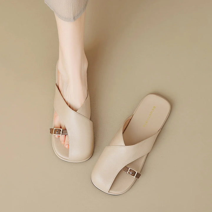 Minimalist Buckle Sandals