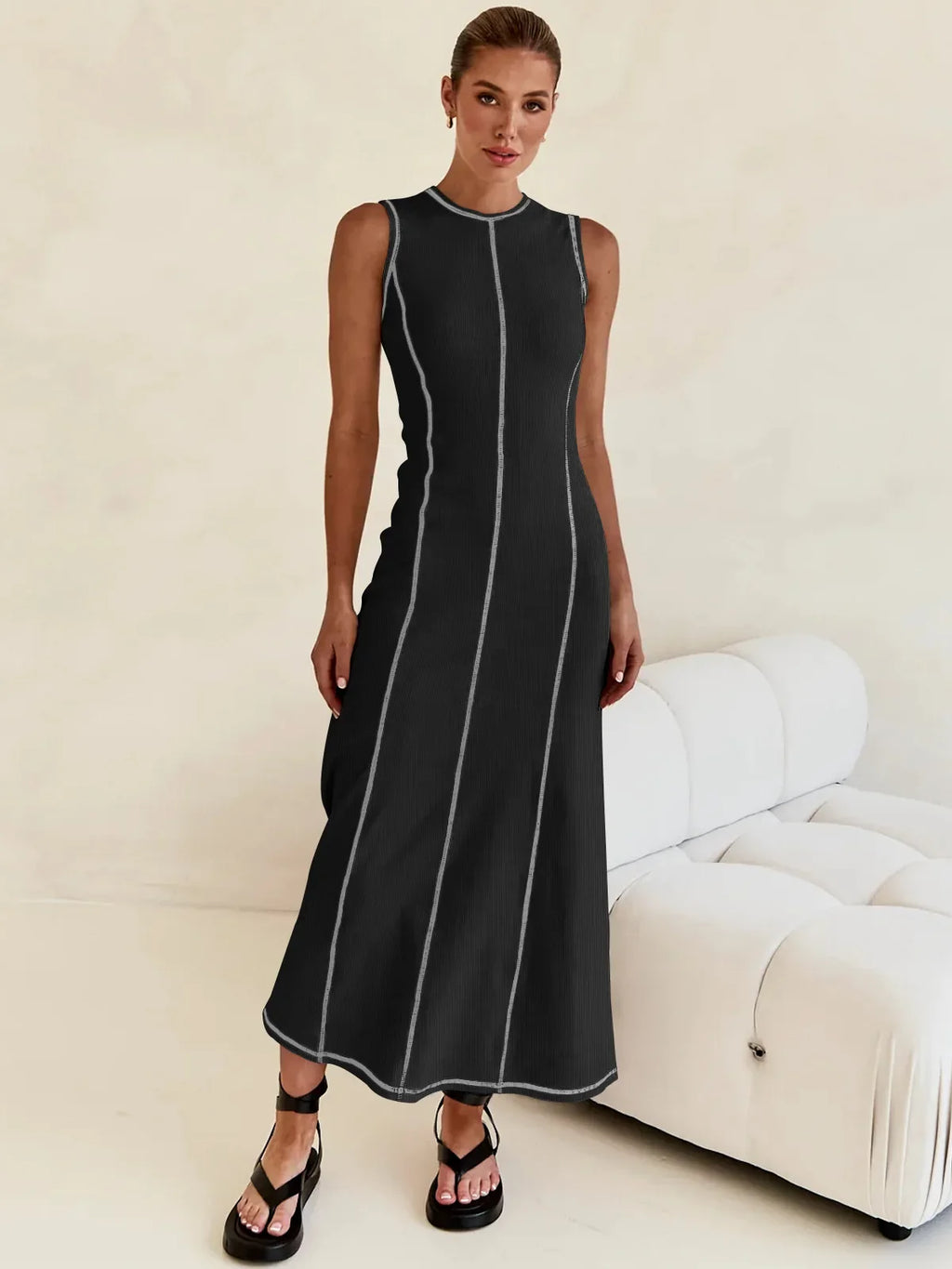Mireya Women’s Sleeveless Knit Maxi