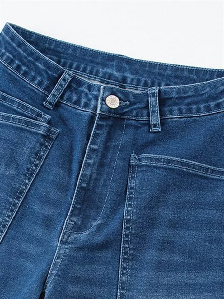 The Camden Structured Barrel Jean Denim