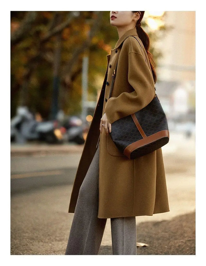 Hudson Park Wool Overcoat
