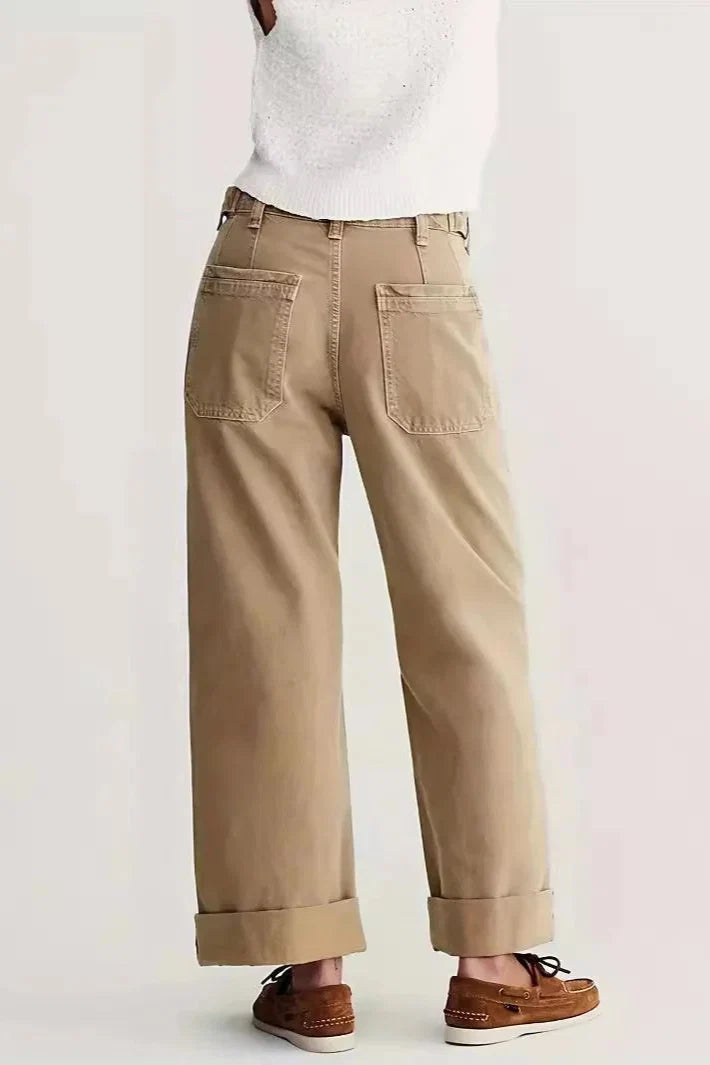 Candace High-Waist Wide-Leg Denims