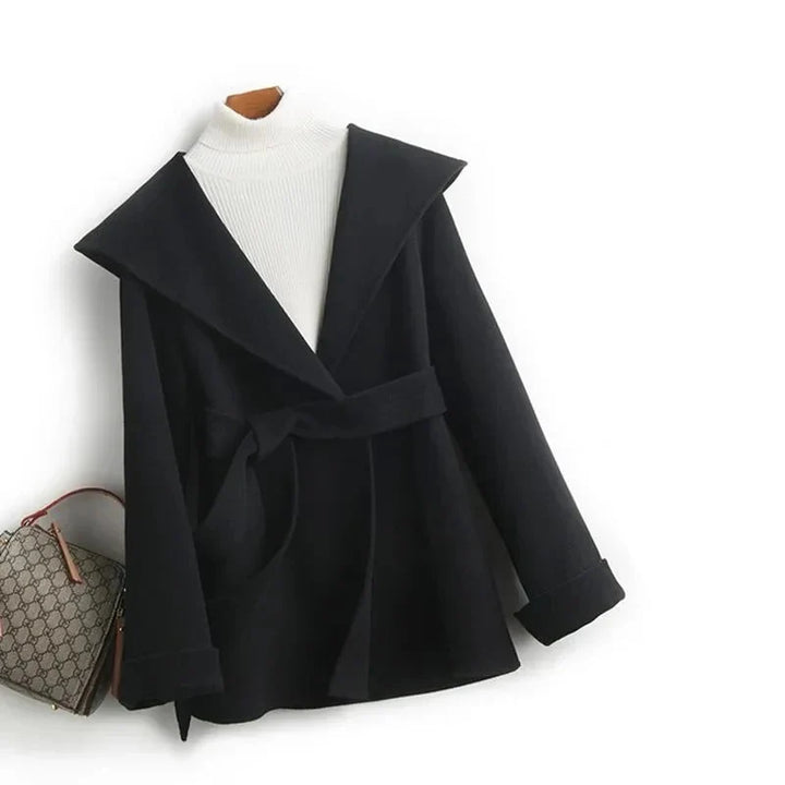 Camel-Hair Long Pointed Coat