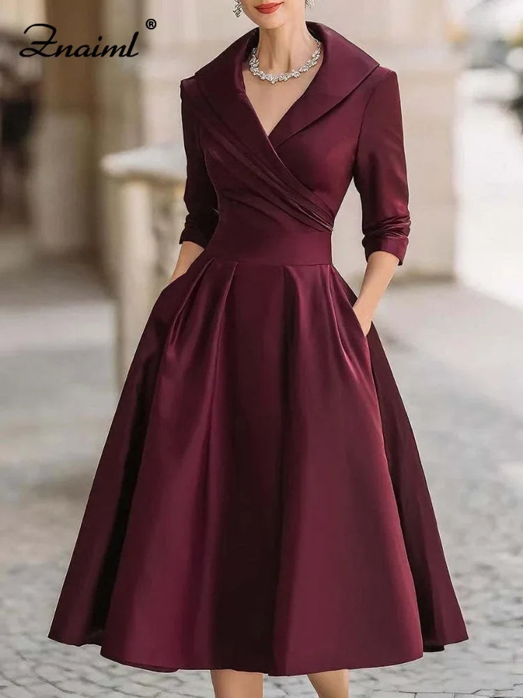 Rachel | Satin A-Line Formal Dress