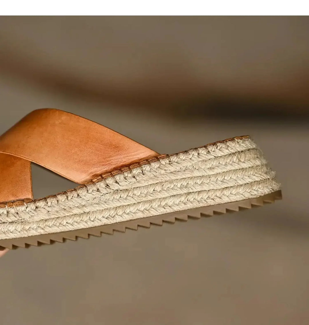 Sorella Woven Leather Platform Sandals