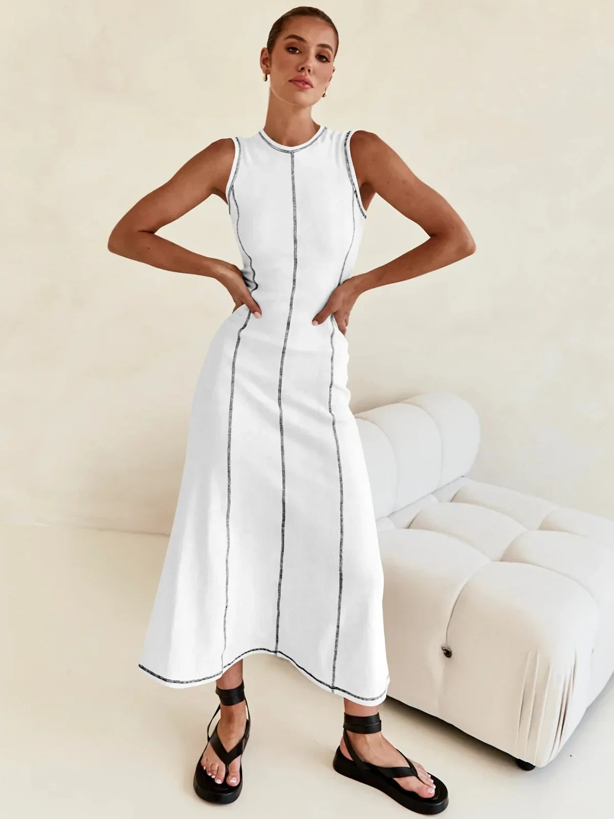 Mireya Women’s Sleeveless Knit Maxi