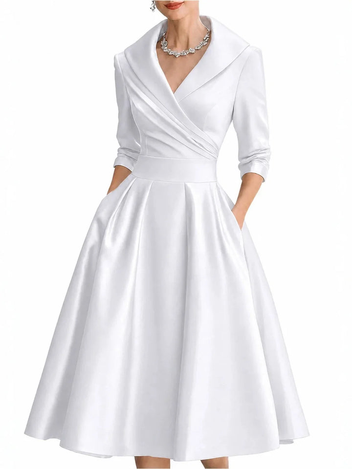 Rachel | Satin A-Line Formal Dress