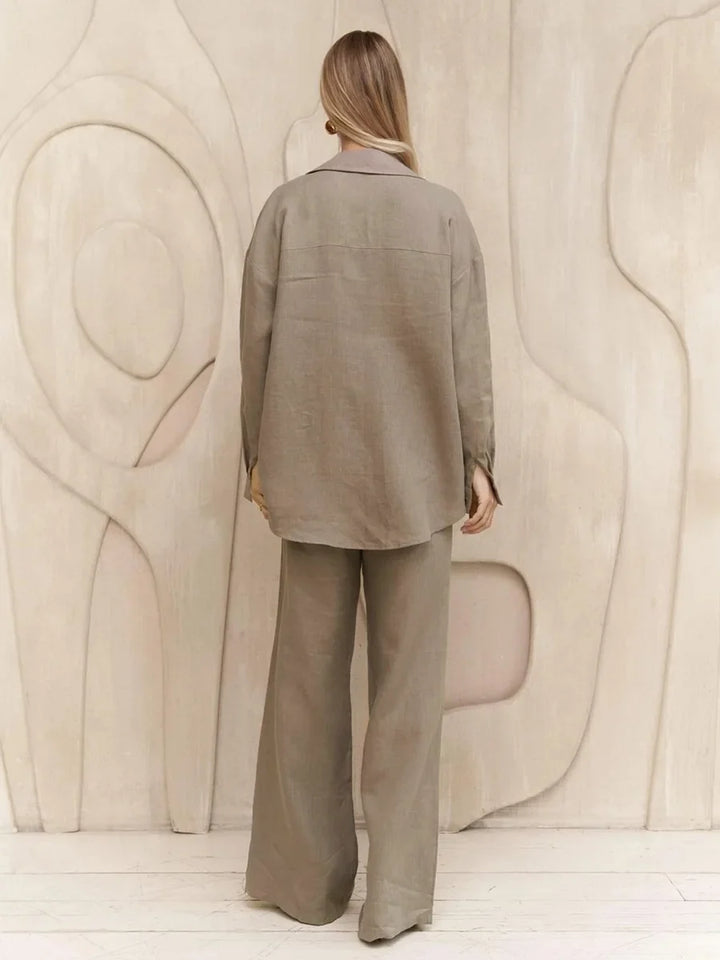 Aria 100% Cotton-Linen Set