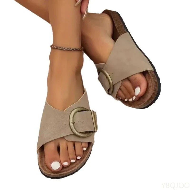 Aveline Comfort Buckle Slides