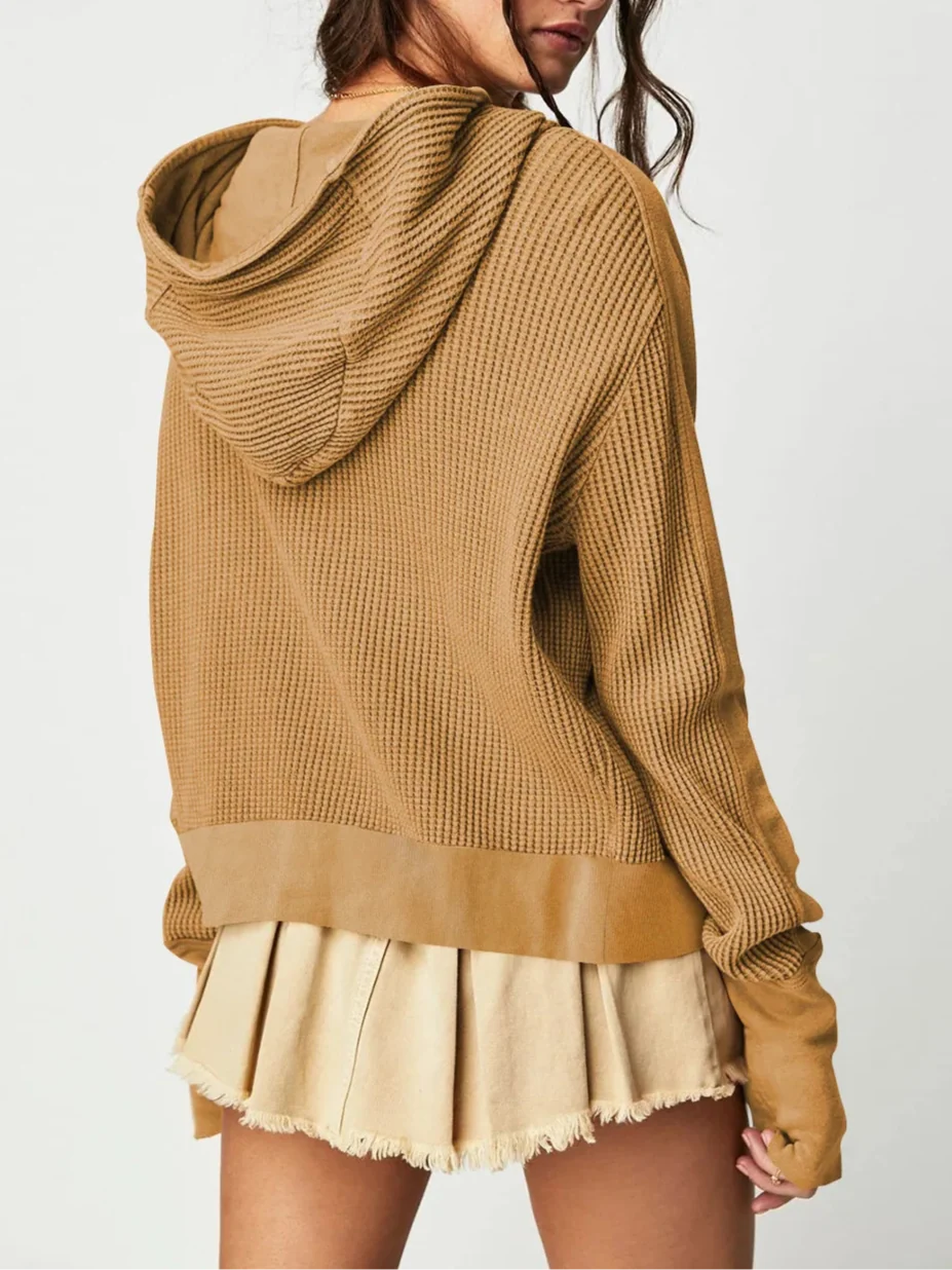 Uptown Waffle Hoodie