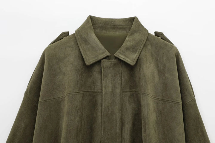 Arden Women's Suede Bomber
