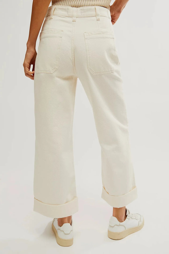 Candace High-Waist Wide-Leg Denims