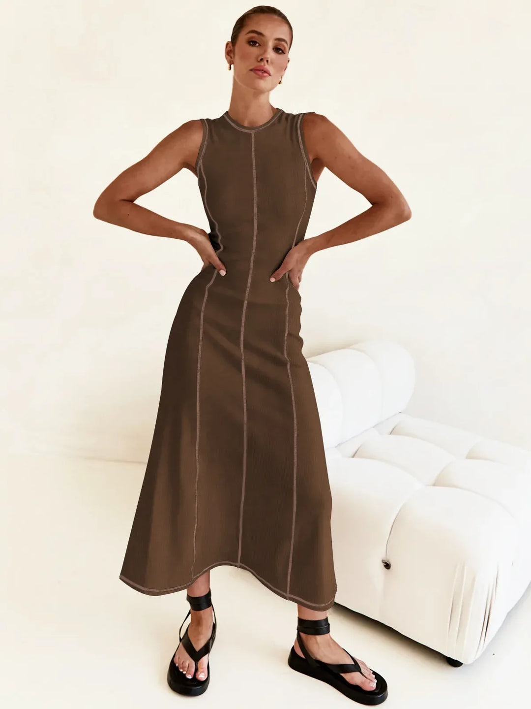 Mireya Women’s Sleeveless Knit Maxi