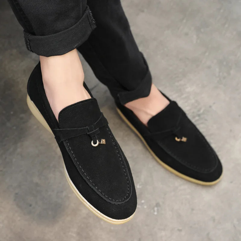 Shaffer Cow Suede Loafers