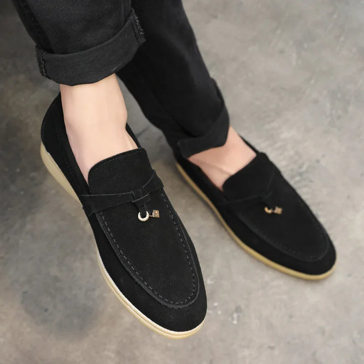 Shaffer Cow Suede Loafers