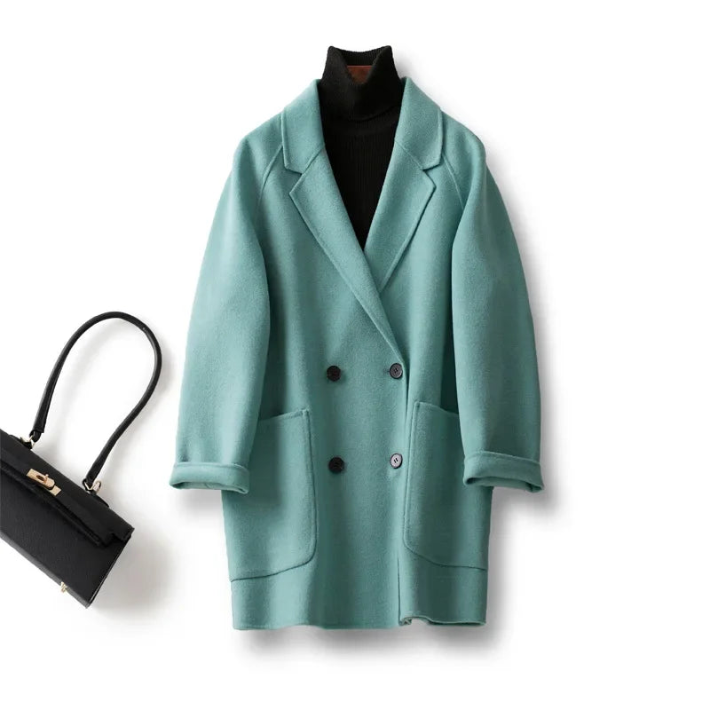 Amory Wool Herringbone Coat