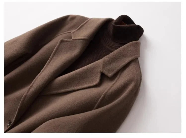 Amory Wool Herringbone Coat
