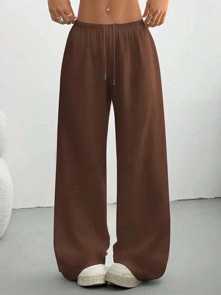 Women's Wide Leg Jogger Pants Drawstring Loose Fit