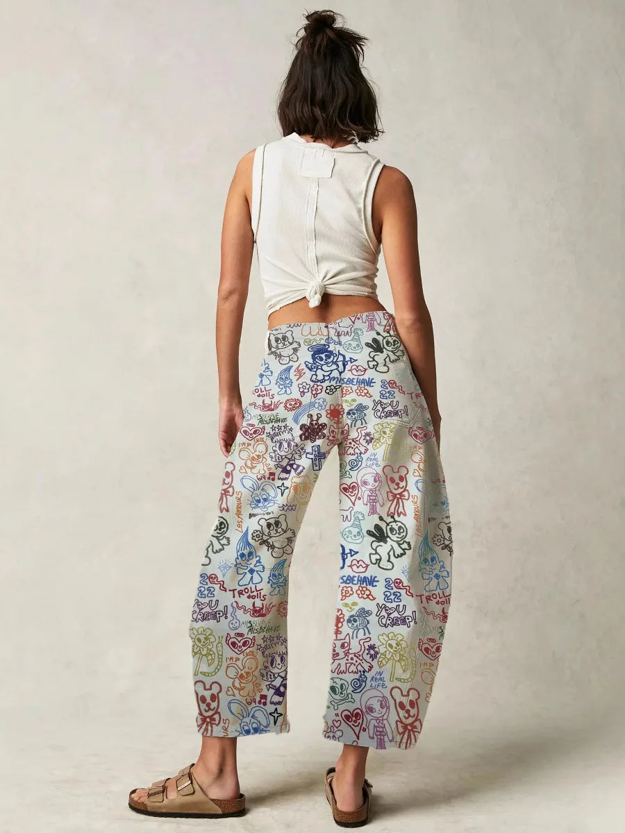 Florence Cotton Tapestry Jean