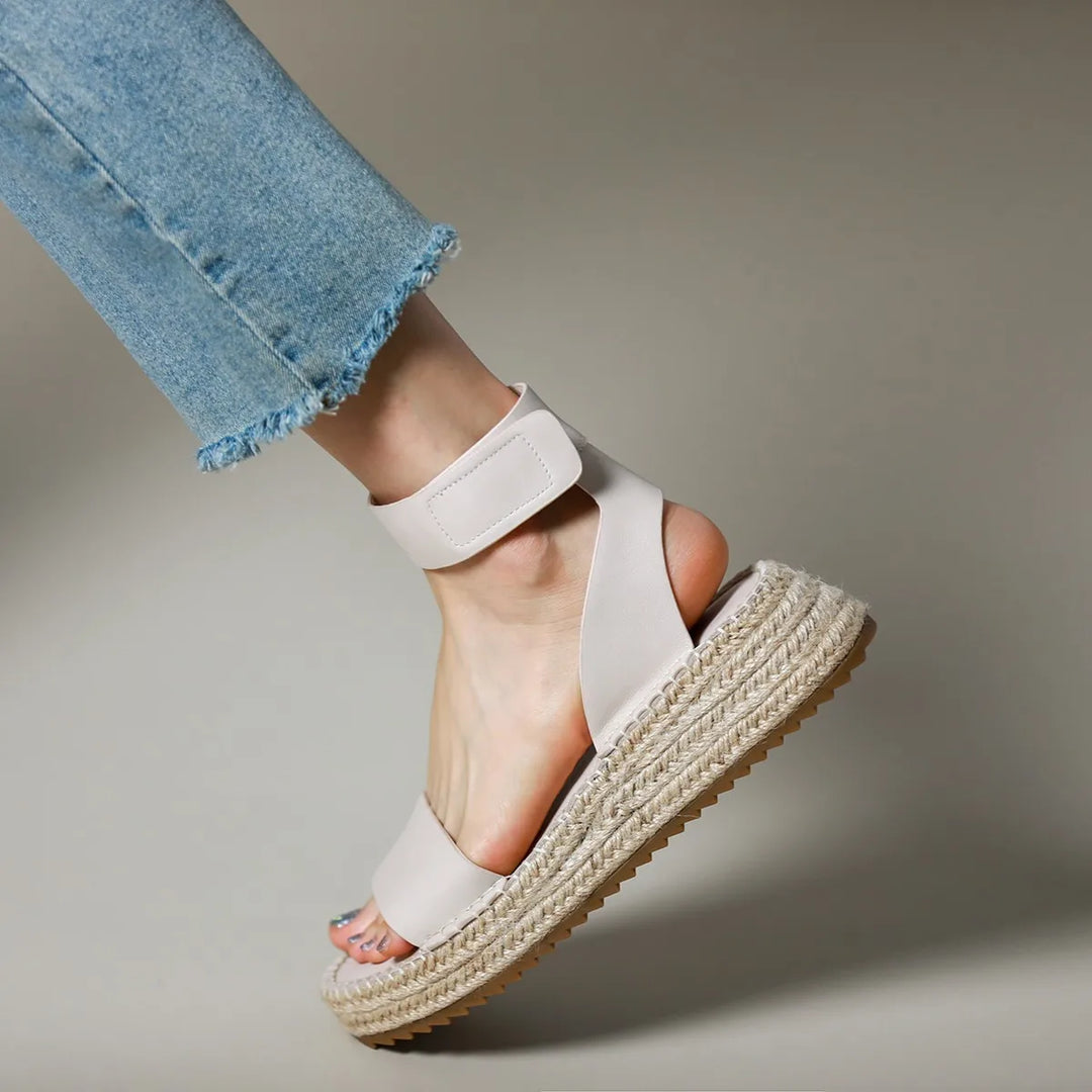 Classic Women's Leather Strap Sandals