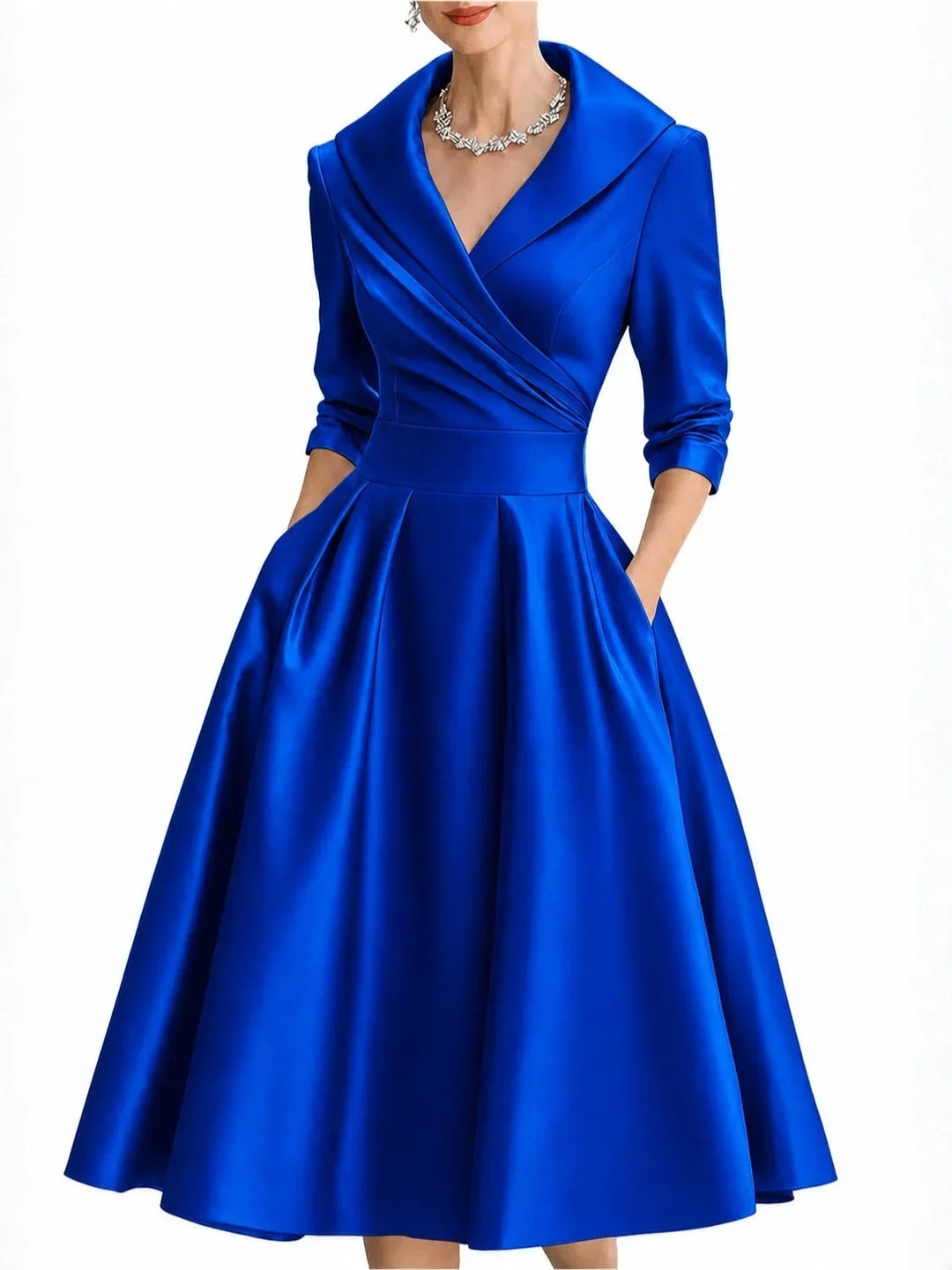 Rachel | Satin A-Line Formal Dress
