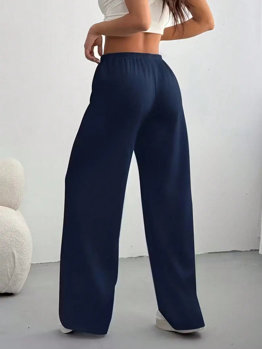Women's Wide Leg Jogger Pants Drawstring Loose Fit