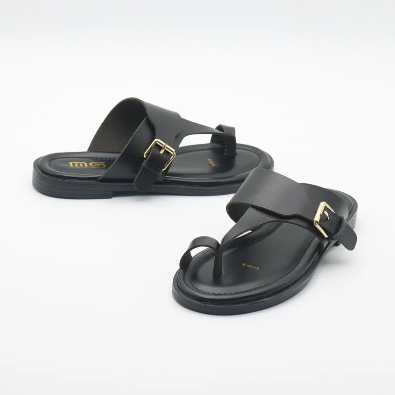 Valencia Leather Buckle Sandal