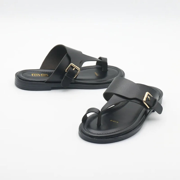 Valencia Leather Buckle Sandal