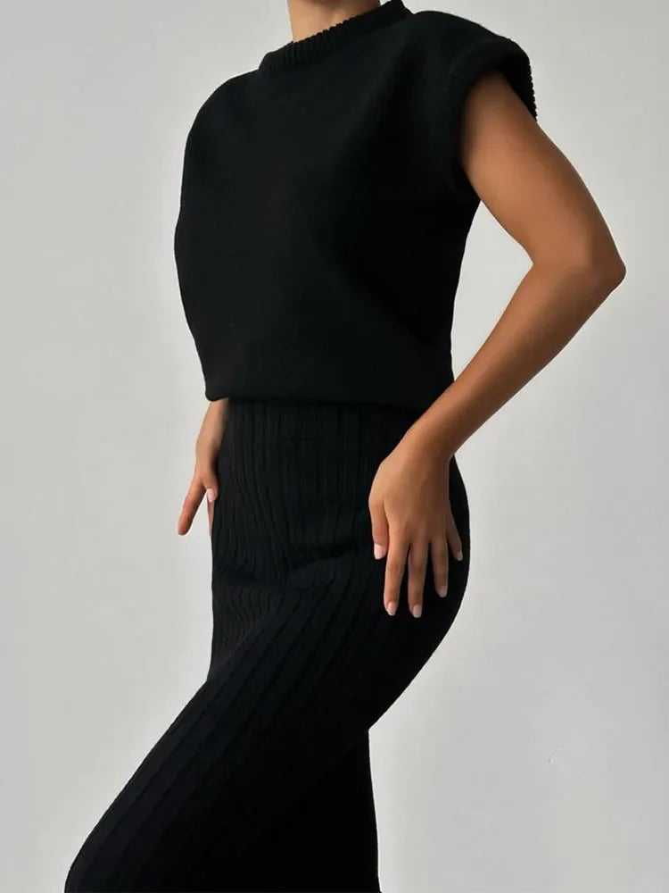 Maratea Coastal Rib Sleeveless Set