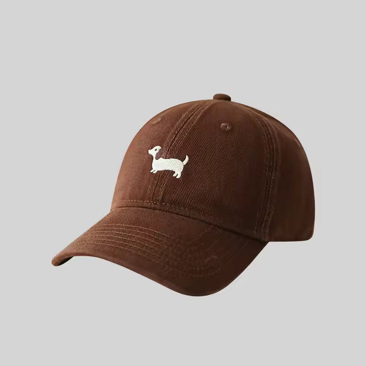 Doggy Embroidered Baseball Cap