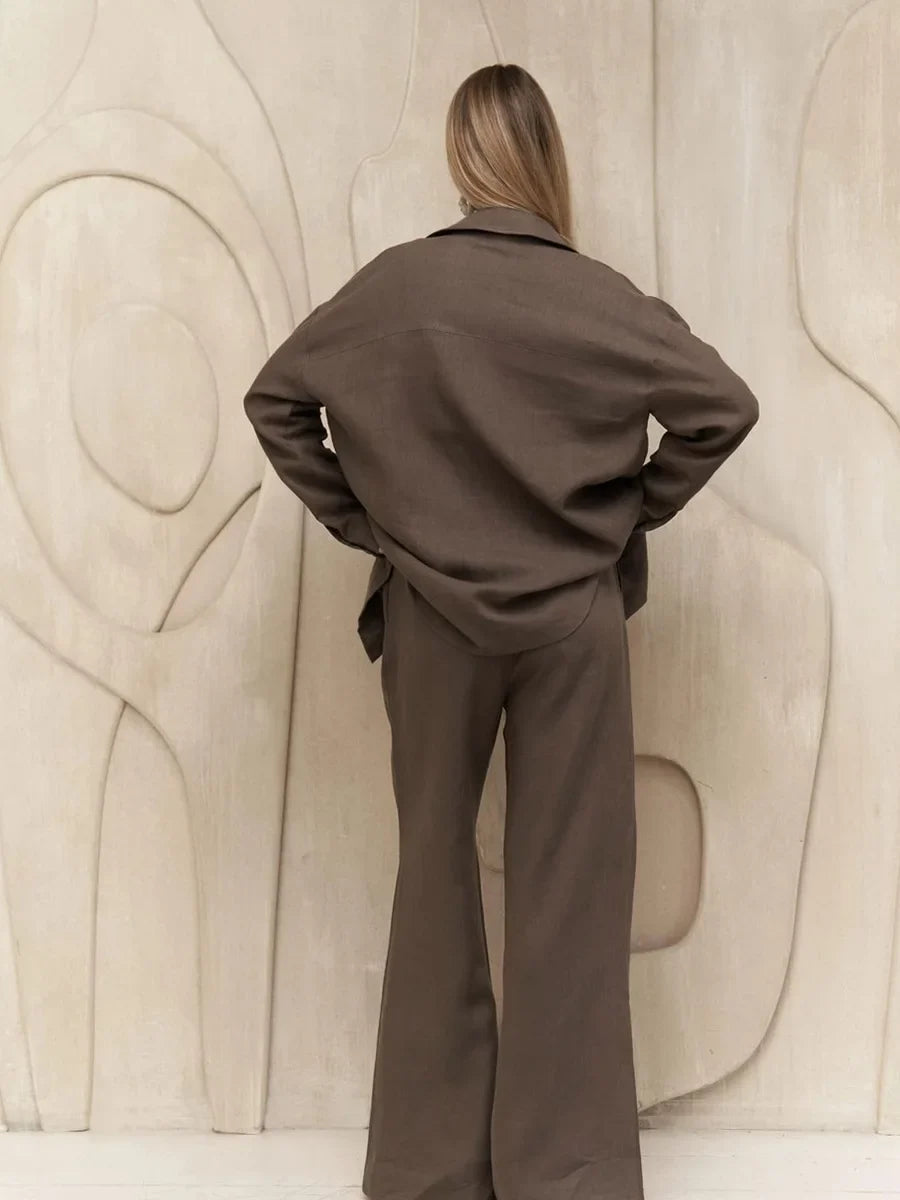 Aria 100% Cotton-Linen Set