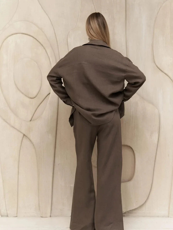 Aria 100% Cotton-Linen Set