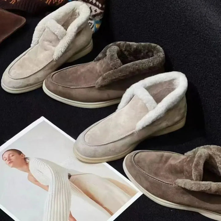 Lila Shearling Loafer Boots