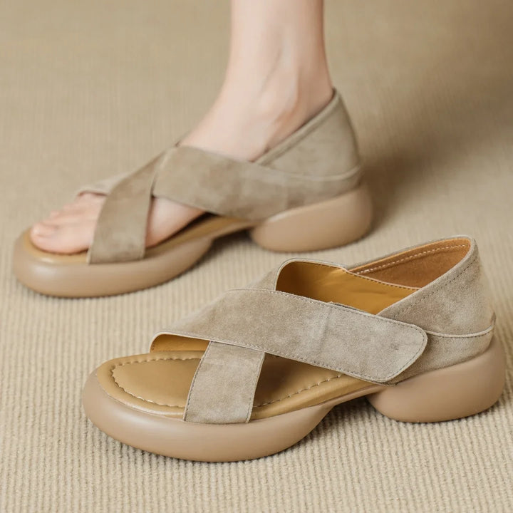 Tulum Suede Platform Sandal
