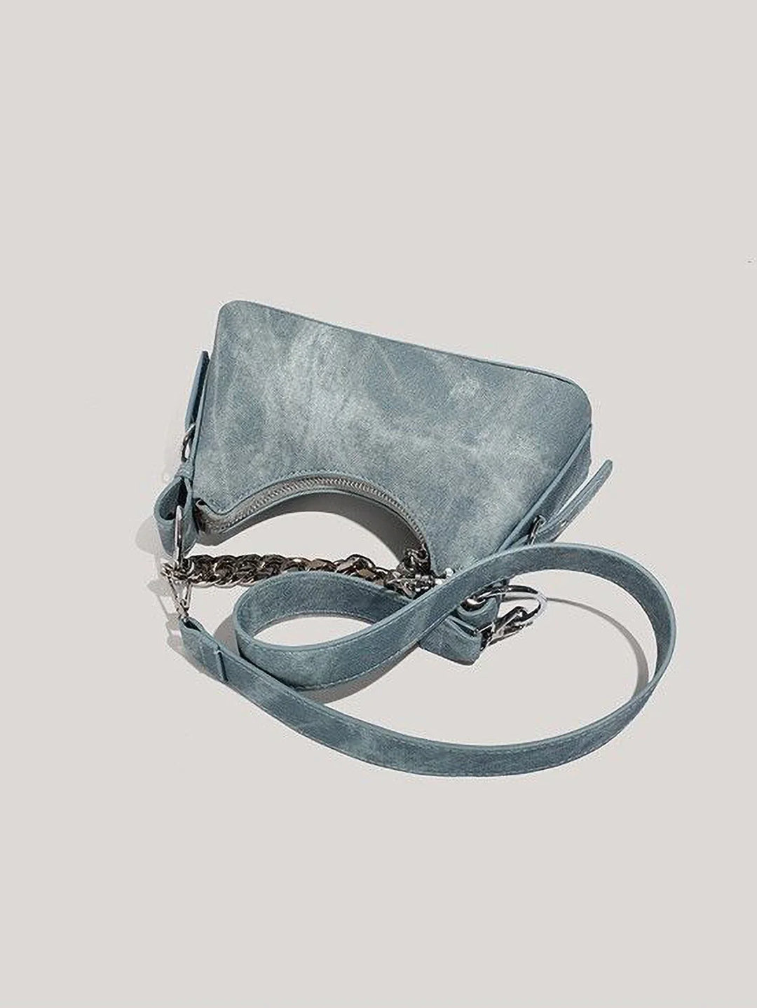 Céleste Denim Chain Bag
