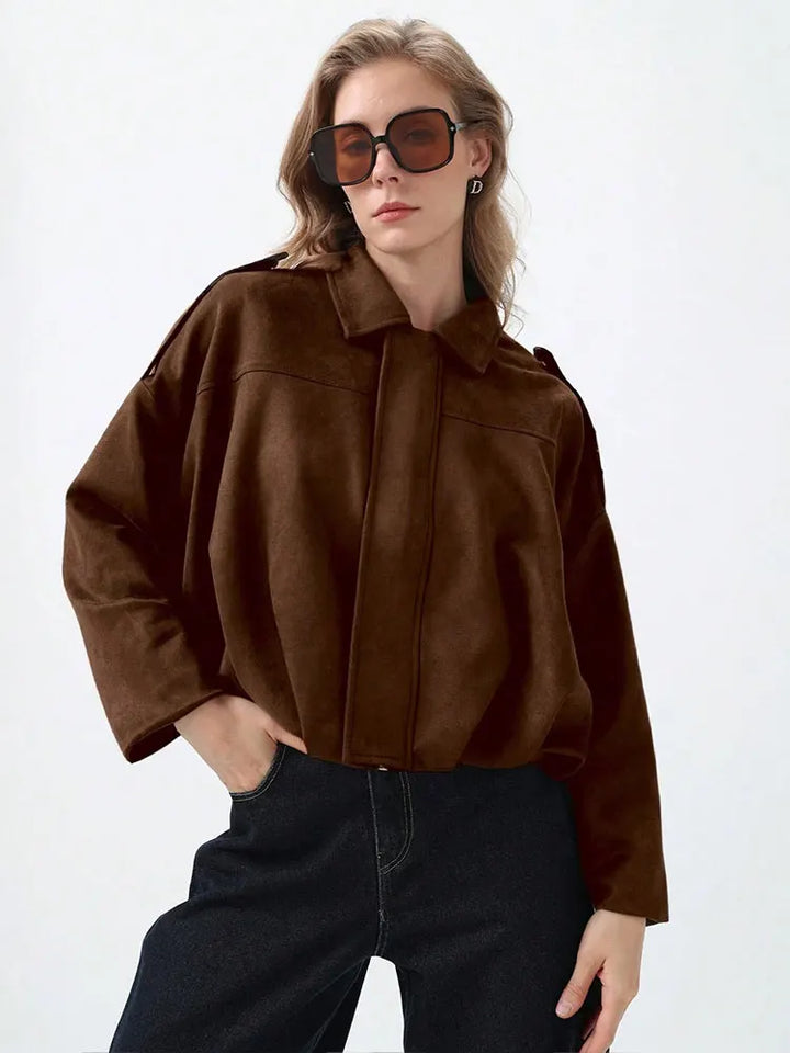 Arden Women's Suede Bomber