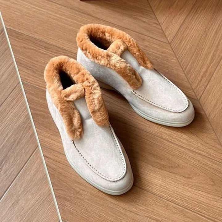 Lila Shearling Loafer Boots