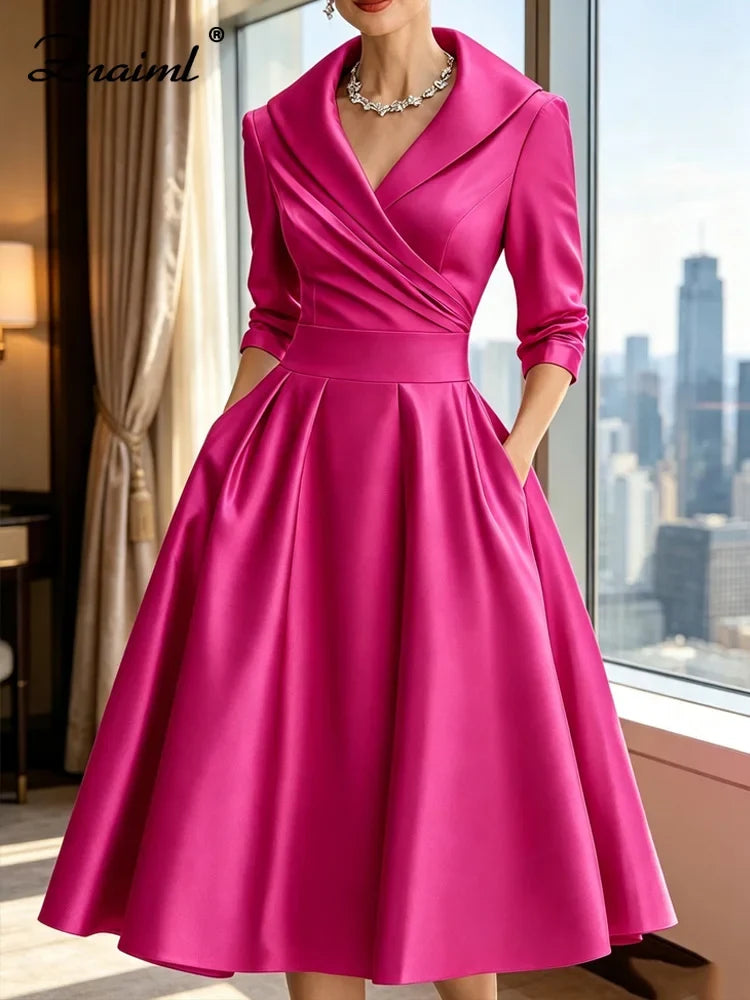 Rachel | Satin A-Line Formal Dress
