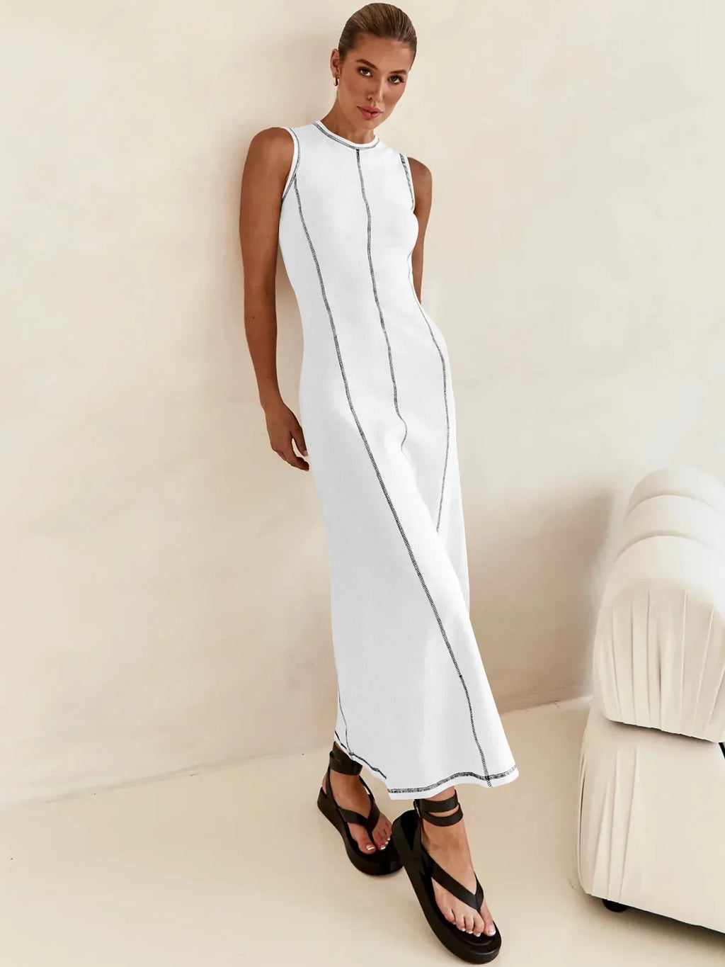 Mireya Women’s Sleeveless Knit Maxi
