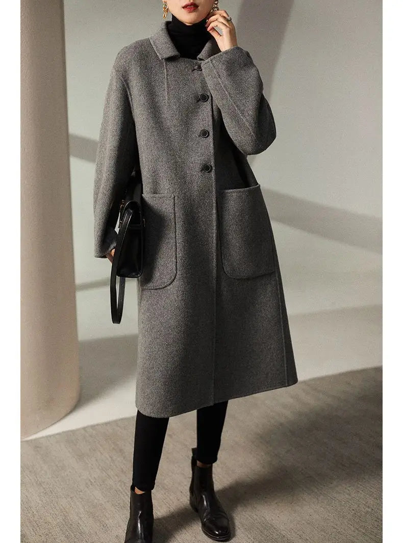 Hudson Park Wool Overcoat